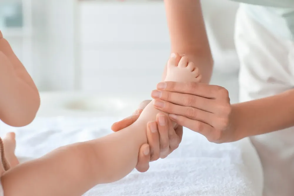 reflexologie bebe